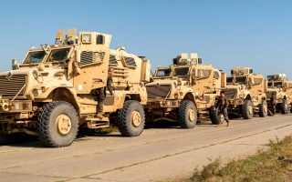 See photo Tire mounting machine for military RunFlat tires for armored vehicles like MaxxPro for the military unit A3029 of the Armed Forces of Ukraine