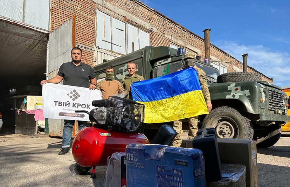 See photo Collected and handed over tools for the 126th separate ground defense brigade