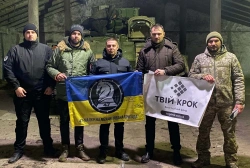 Ще більше фото Передали унікальний станок для ремонту броньованих коліс воїнам 47-ої окремої механізованої бригади ЗСУ