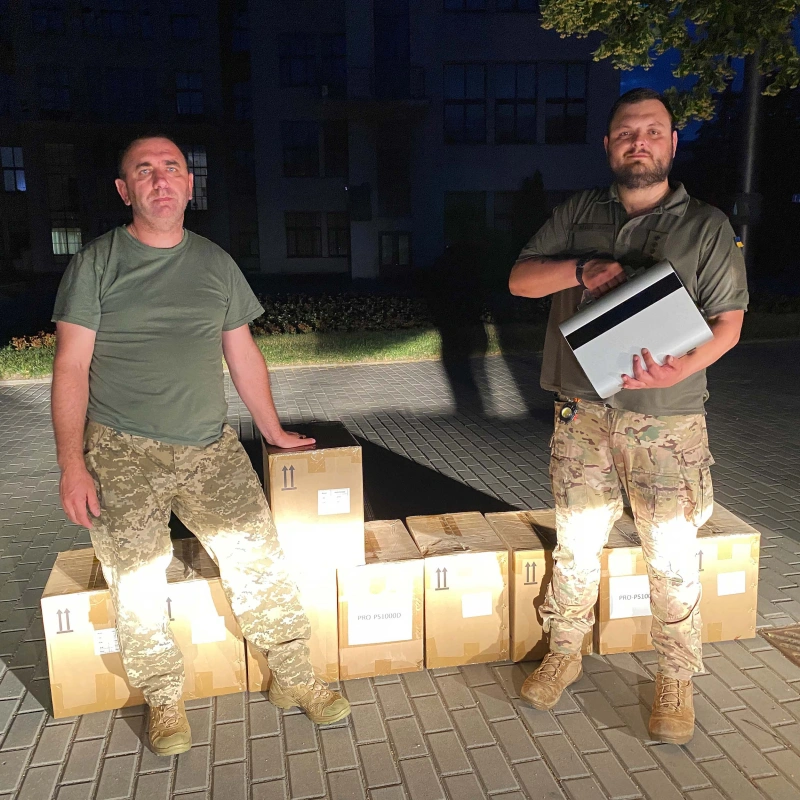Фото до проекту Charging stations for the 61st separate mechanized brigade of the Armed Forces of Ukraine 2