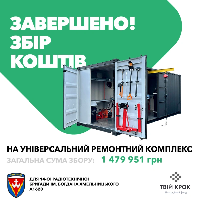 Фото до проекту Universal repair kit Workshop-Locker for the 14th radio engineering brigade named after Bohdan Khmelnytskyi 1