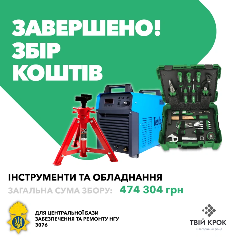 Фото до проекту Tools and equipment for the central support and repair base of NGU 1