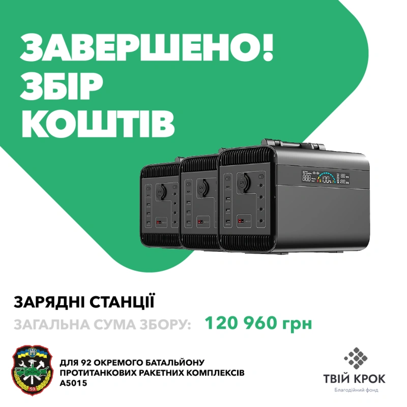 Фото до проекту Зарядні станції для 92-го окремого батальйону протитанкових ракетних комплексів 1