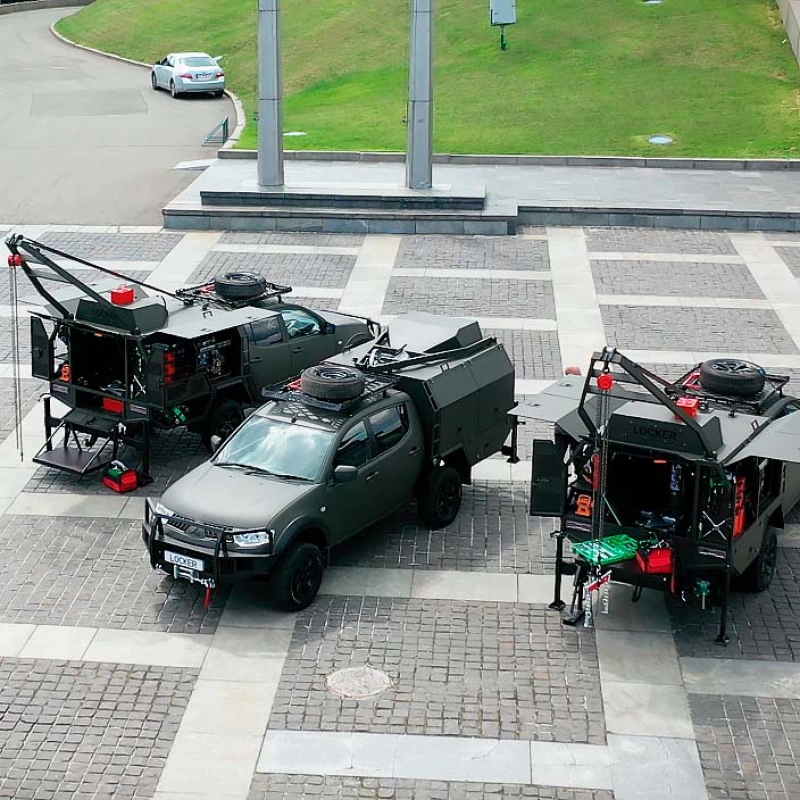 Фото до проекту Three Locker mobile workshops for the 3rd operational assignment brigade of NGU 3