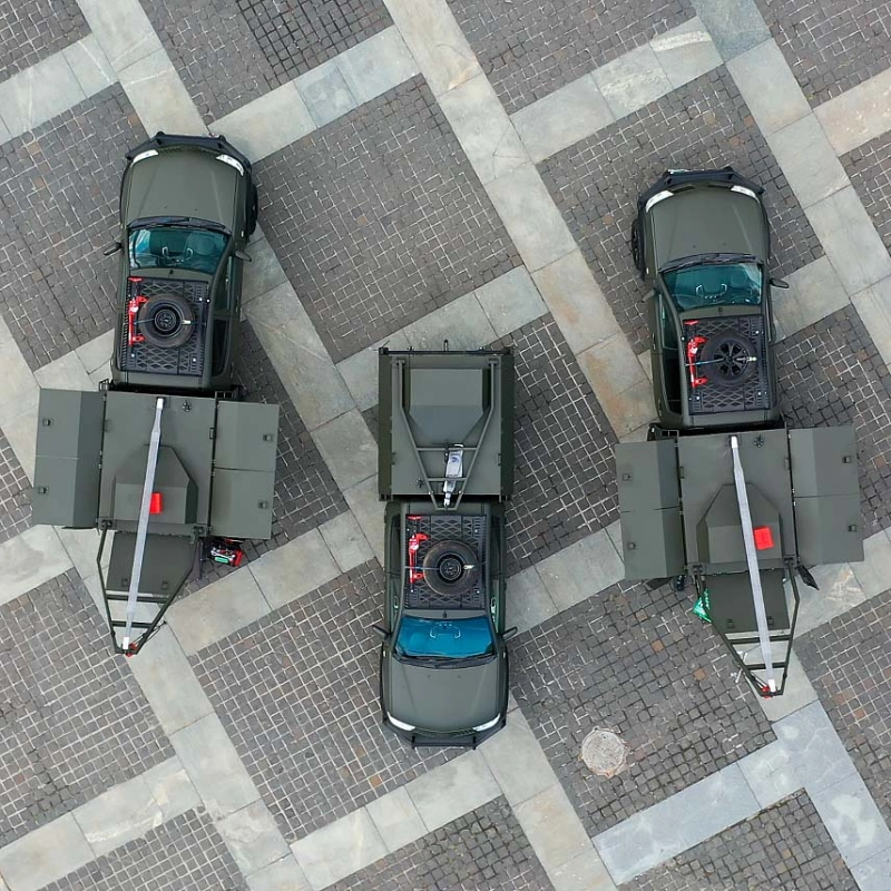 Фото до проекту Three Locker mobile workshops for the 3rd operational assignment brigade of NGU 4