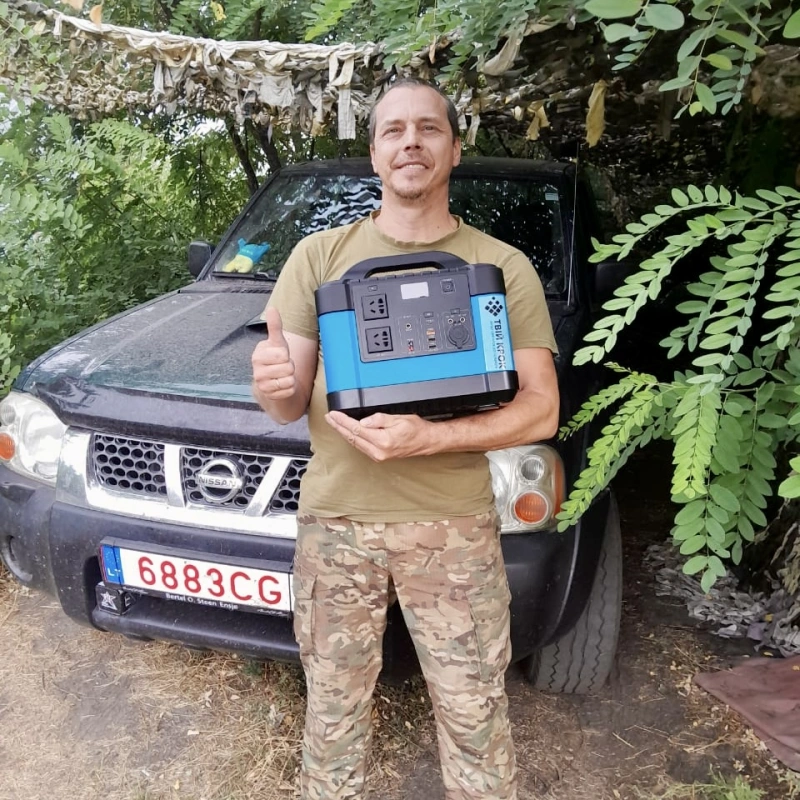 Фото до проекту Charging stations for the 54th separate mechanized brigade 2