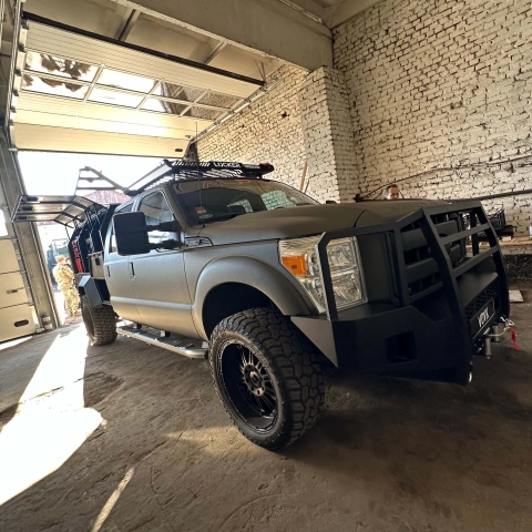 More photos Converting a pickup truck to a locker workshop for the Army National Academy