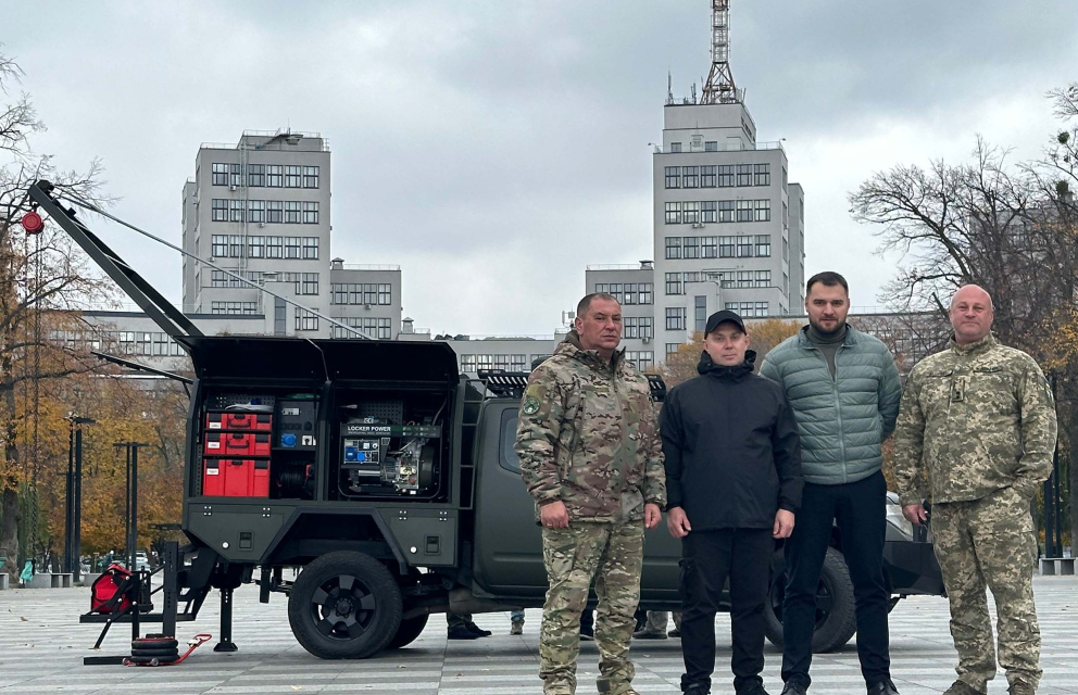 Дивитись фото Locker для захисників з 135-го окремого батальйону ТРО