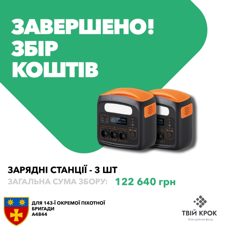 Фото до проекту Charging stations for the 143rd Separate Infantry Brigade 1