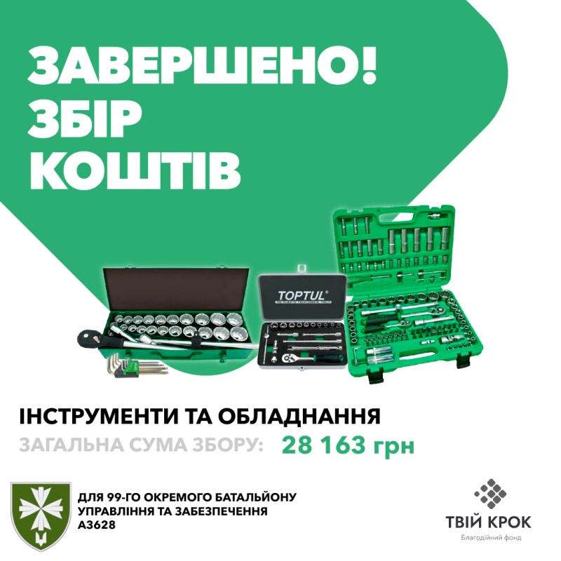 Фото до проекту Tools for the 99th Separate Command and Support Battalion 1