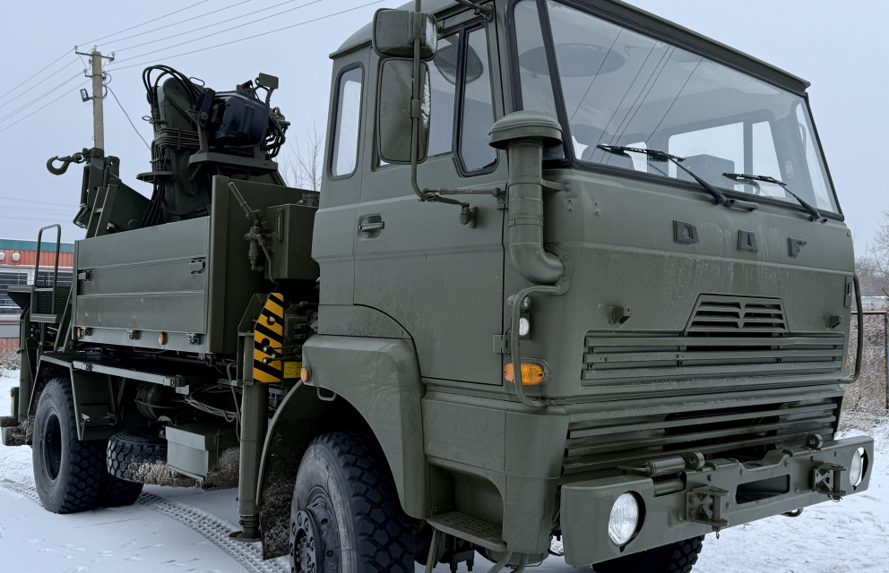 Дивитись фото Вантажівка DAF із маніпулятором вже у 92 ОШБр