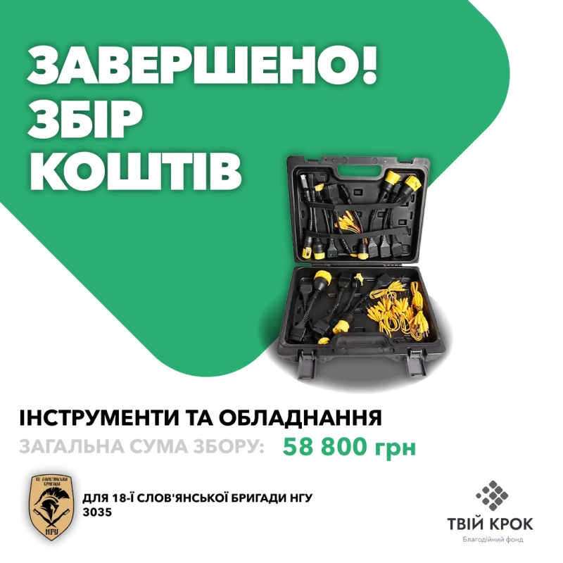 Фото до проекту Equipment for the 18th Slavic Brigade of the NGU 1