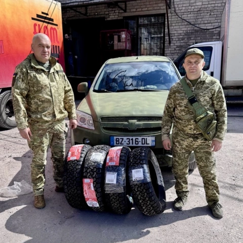 More photos Set of car tires for the 12th separate army aviation brigade