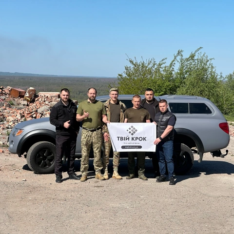 More photos Three four-wheel drive pickups for the 119th separate territorial defense brigade