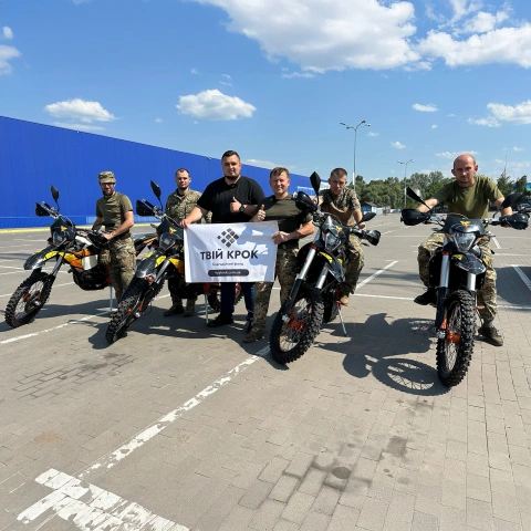 More photos Enduro motorcycles for the 95th separate airborne assault brigade of the Armed Forces of Ukraine