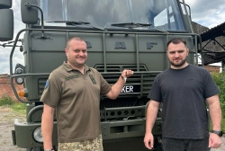 Ще більше фото Вантажівка DAF 6×6 із системою мультіліфт передана до 92 ОШБр