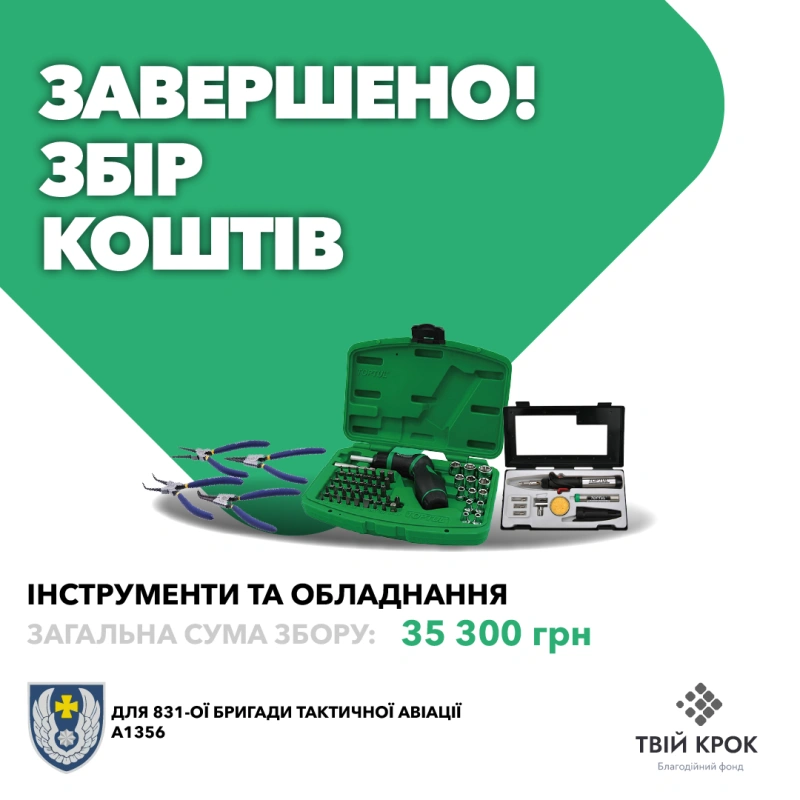 Фото до проекту Tools and equipment for the 831st Tactical Aviation Brigade 1