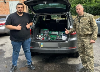 Дивитись фото Передали допомогу бригаді тактичної авіації!