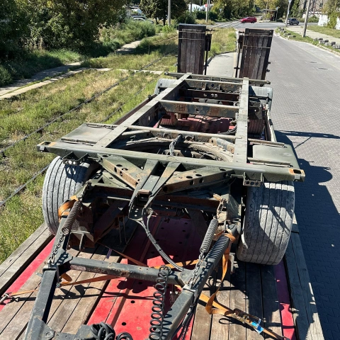 More photos Two-axle container trailer for the 112th separate TRD brigade