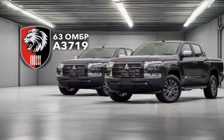 See photo Two four-wheel drive pickup trucks for the 63rd separate mechanized brigade