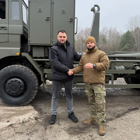Ще більше фото Вантажівка DAF з системою мультиліфт для міжнародного центру підготовки підрозділів НГУ