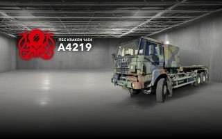 See photo DAF truck with multi-lift system for Kraken Unmanned Systems Regiment 1654