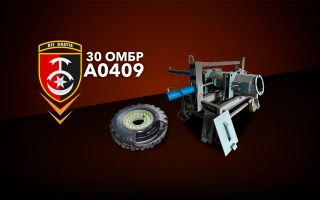 See photo Press for assembly/disassembly of VFI Run-Flat insert for the needs of the 30th Konstantin Ostrozky Motorized Rifle Brigade