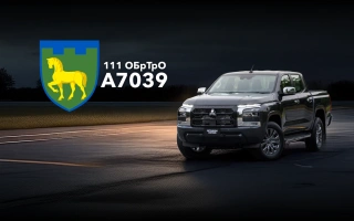 See photo All-wheel drive pickup truck for the 111th Separate Territorial Defense Brigade
