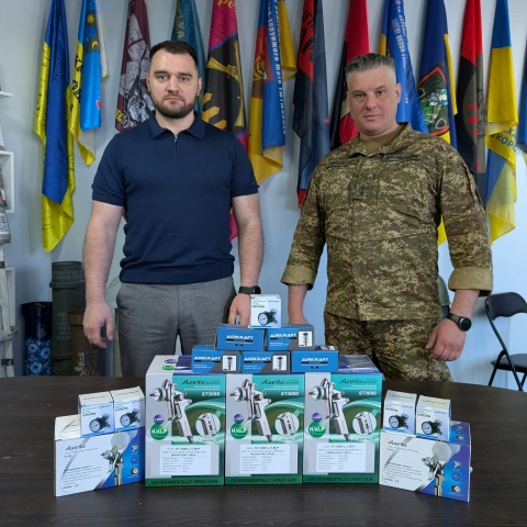 Ще більше фото Пневматичні фарбопульти для потреб Національної гвардії України