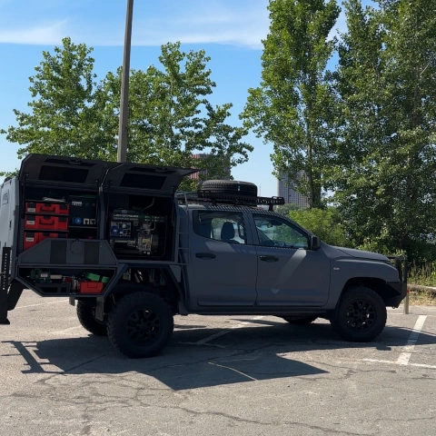More photos Conversion of a pickup truck into a mobile workshop for the 5th separate assault brigade
