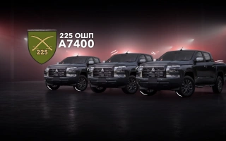 See photo Four four-wheel drive pickup trucks for the 225th separate assault regiment