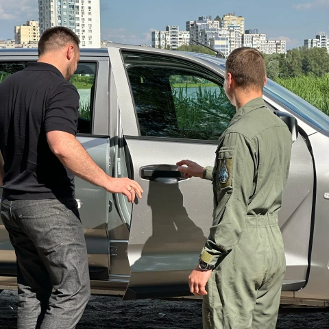 More photos Pickup truck for the needs of servicemen of the 39th Tactical Aviation Brigade
