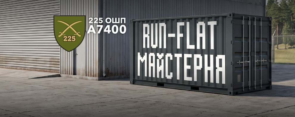See photo Виготовлення майстерні для роботи з Run-Flat вставками для 225-го окремого штурмового полку